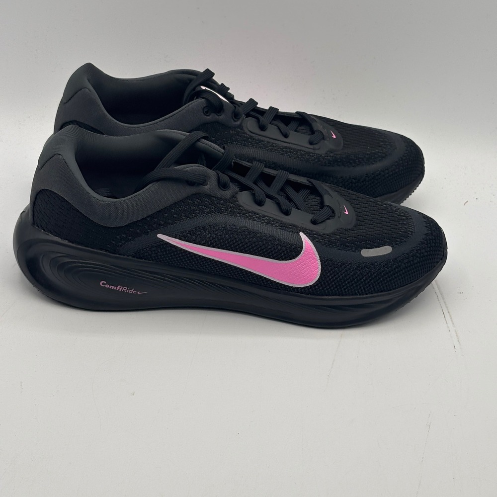 Nike Stellar Ride Shoes Kids Size 7Y Black Playful Pink Running HQ3266 005